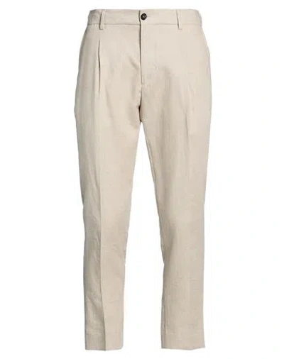 Be Able Man Pants Beige Size 33 Linen In Neutral