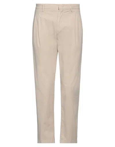 BE ABLE BE ABLE MAN PANTS BEIGE SIZE 35 COTTON, ELASTANE