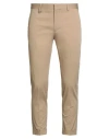 Be Able Man Pants Beige Size 36 Cotton, Elastane In Metallic