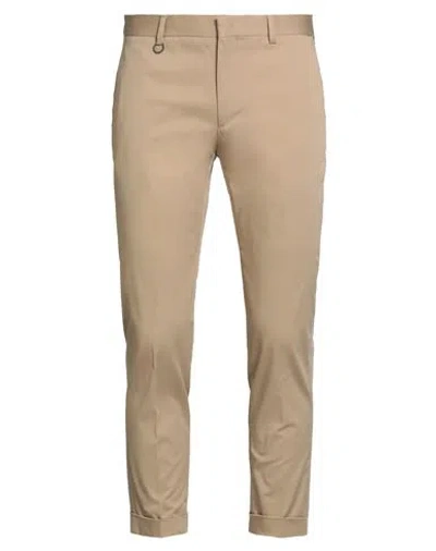 Be Able Man Pants Beige Size 36 Cotton, Elastane In Sand