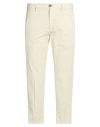 Be Able Man Pants Beige Size 40 Cotton, Elastane In Neutral