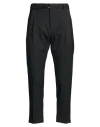 Be Able Man Pants Black Size 28 Virgin Wool, Polyester, Elastane In Black