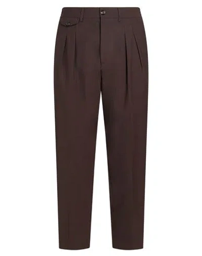 Be Able Man Pants Brown Size 33 Wool, Polyester, Elastane