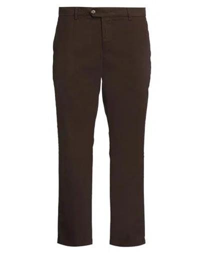 Be Able Man Pants Brown Size 42 Cotton, Elastane In Brown