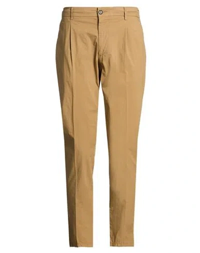 Be Able Man Pants Camel Size 31 Cotton, Elastane In Brown