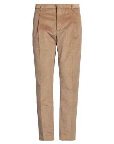 Be Able Man Pants Camel Size 33 Cotton, Elastane In Beige