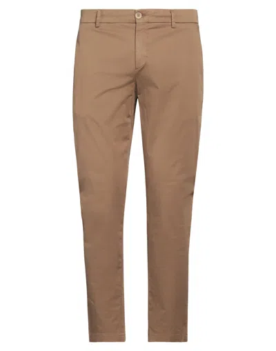 BE ABLE BE ABLE MAN PANTS CAMEL SIZE 33 COTTON, ELASTANE