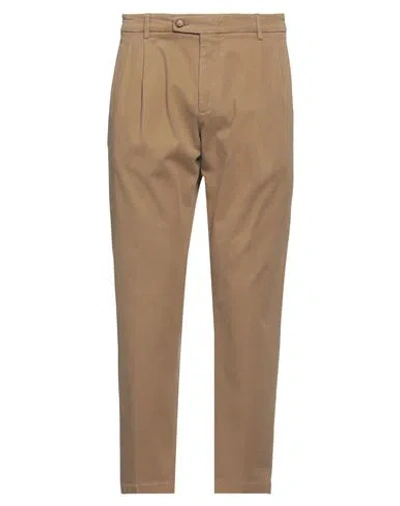 Be Able Man Pants Camel Size 33 Modal, Cotton, Elastane In Beige
