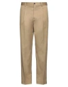 BE ABLE BE ABLE MAN PANTS CAMEL SIZE 35 COTTON, ELASTANE
