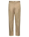 Be Able Man Pants Camel Size 35 Cotton, Elastane In Beige