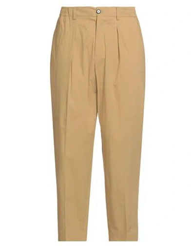 Be Able Man Pants Camel Size 35 Cotton, Elastane