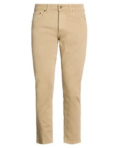 Be Able Man Pants Camel Size 35 Cotton, Elastane In Neutral