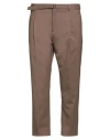 Be Able Man Pants Camel Size 38 Virgin Wool, Polyester, Elastane In Brown