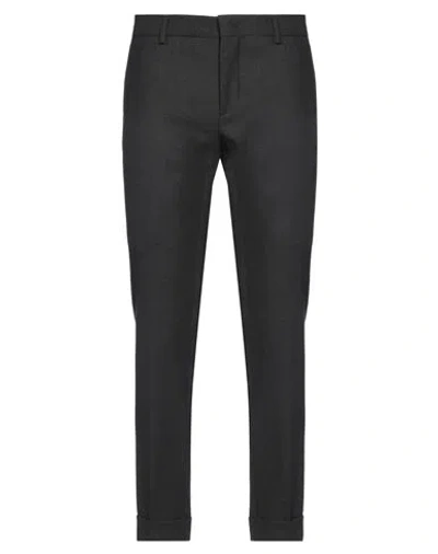 Be Able Man Pants Charcoal Size 30 Virgin Wool, Polyester, Elastane In Black