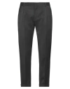 Be Able Man Pants Charcoal Size 34 Virgin Wool, Polyester, Elastane In Black