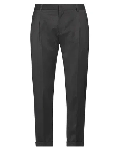 Be Able Man Pants Charcoal Size 34 Virgin Wool, Polyester, Elastane In Black