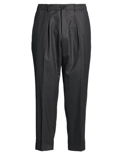 Be Able Man Pants Charcoal Size 36 Virgin Wool, Elastane In Grey
