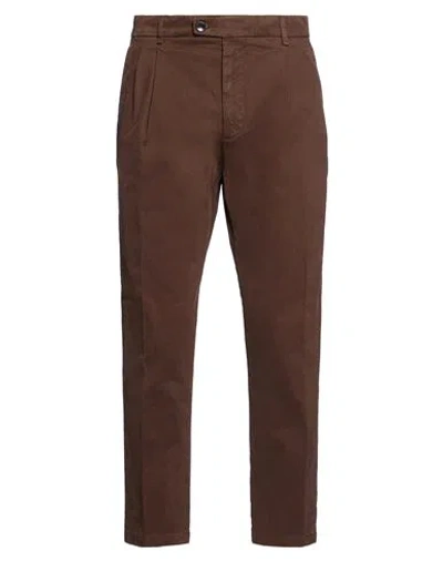 Be Able Man Pants Chocolate Brown Size 34 Cotton, Elastane
