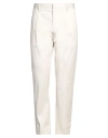 Be Able Man Pants Cream Size 34 Cotton, Elastane In White