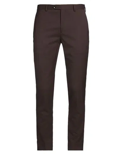 Be Able Man Pants Dark Brown Size 32 Polyester, Virgin Wool, Elastane