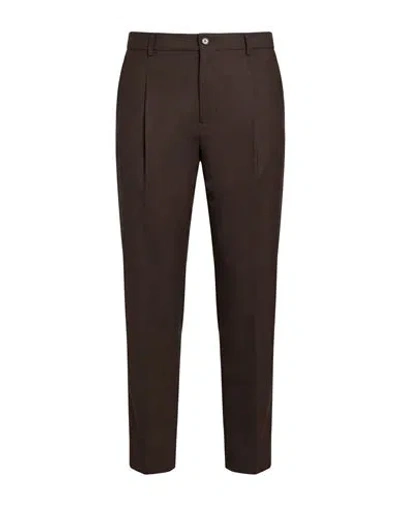 Be Able Man Pants Dark Brown Size 36 Wool, Polyester, Elastane