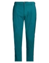 Be Able Man Pants Deep Teal Size 34 Wool, Elastane In Green