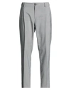 Be Able Man Pants Grey Size 31 Virgin Wool, Polyester, Elastane In Gray