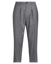 Be Able Man Pants Grey Size 34 Virgin Wool, Polyester, Elastane In Gray