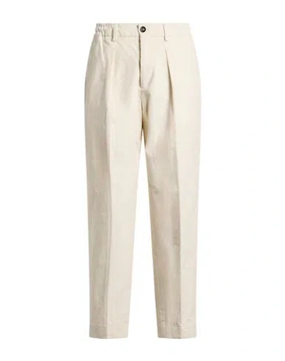 Be Able Man Pants Ivory Size 31 Cotton, Elastane In White