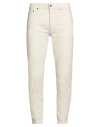 Be Able Man Pants Ivory Size 33 Cotton, Elastane In White