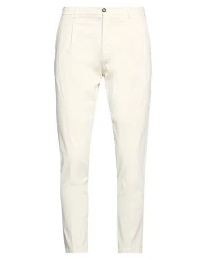 Be Able Man Pants Ivory Size 35 Modal, Cotton, Elastane In White
