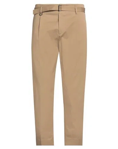 Be Able Man Pants Khaki Size 34 Cotton, Elastane In Beige