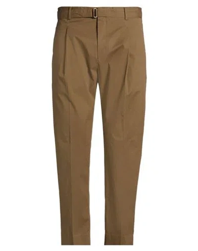 Be Able Man Pants Khaki Size 35 Cotton, Elastane In Brown