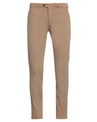 Be Able Man Pants Khaki Size 42 Cotton, Elastane In Beige