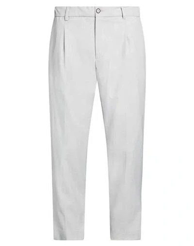 Be Able Man Pants Light Grey Size 36 Polyester, Viscose, Elastane In Gray