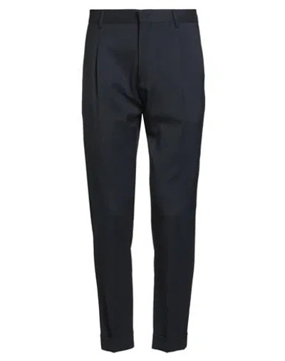 Be Able Man Pants Midnight Blue Size 31 Virgin Wool, Polyester, Elastane In Black