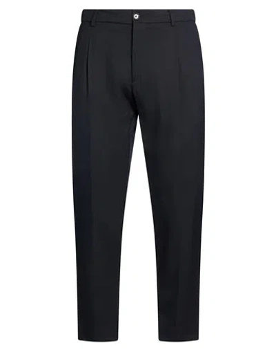Be Able Man Pants Midnight Blue Size 36 Polyester, Viscose, Elastane In Black