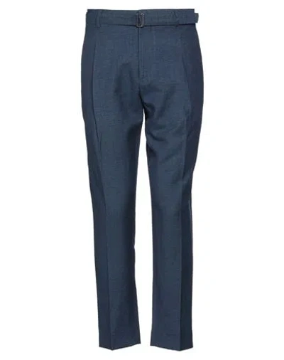 Be Able Man Pants Navy Size 31 Virgin Wool, Linen In Navy Blue