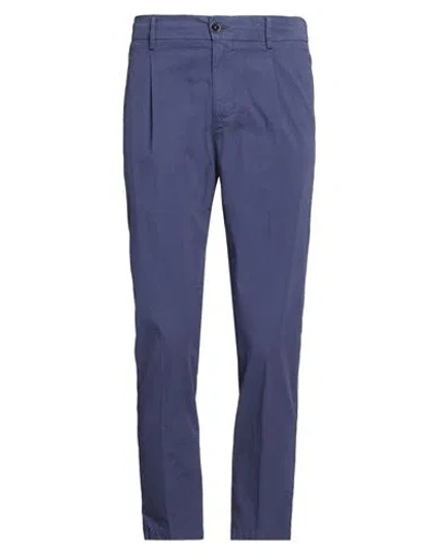 Be Able Man Pants Navy Size 30 Cotton, Elastane In Blue