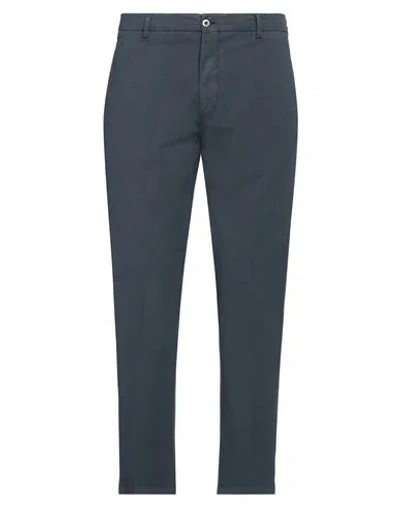 Be Able Man Pants Navy Size 31 Cotton, Elastane In Navy Blue