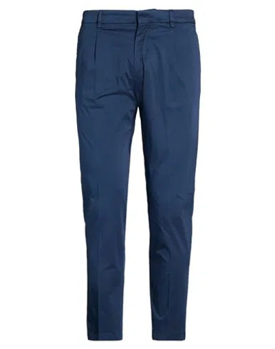Be Able Man Pants Navy Size 32 Cotton, Elastane In Blue