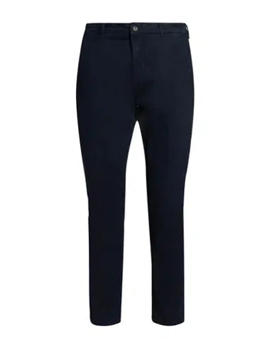 Be Able Man Pants Navy Size 38 Cotton, Elastane In Blue