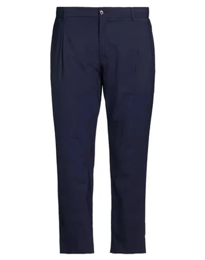 Be Able Man Pants Navy Size 40 Virgin Wool, Polyester, Elastane