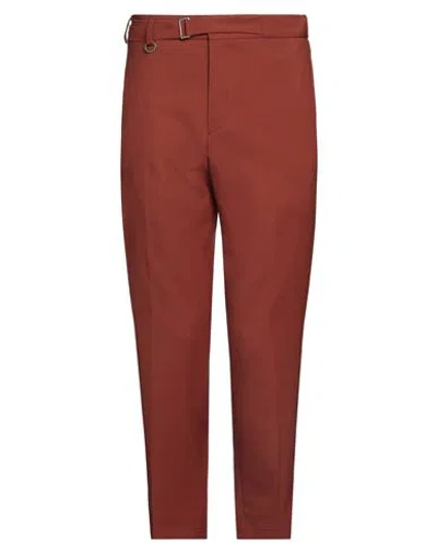 Be Able Man Pants Rust Size 31 Polyester, Virgin Wool, Elastane In Red