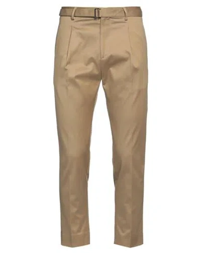 Be Able Man Pants Sand Size 34 Cotton, Elastane In Beige