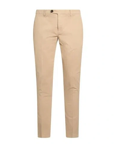 Be Able Man Pants Sand Size 36 Cotton, Elastane In Brown