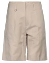 Be Able Man Shorts & Bermuda Shorts Beige Size 32 Virgin Wool, Linen In Neutral