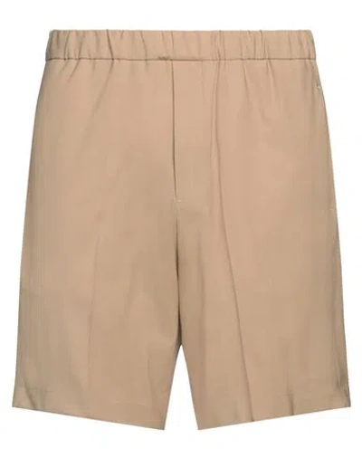 Be Able Man Shorts & Bermuda Shorts Khaki Size 34 Virgin Wool, Elastane In Beige