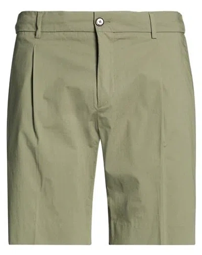 Be Able Man Shorts & Bermuda Shorts Military Green Size 35 Cotton, Elastane
