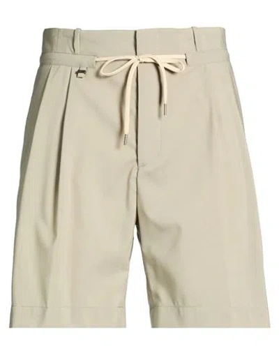 Be Able Man Shorts & Bermuda Shorts Sage Green Size 32 Virgin Wool, Polyester, Elastane